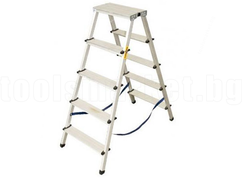 Алуминиева-домакинска-стълба-DRABEST-2x5-стъпала-03080025-цена